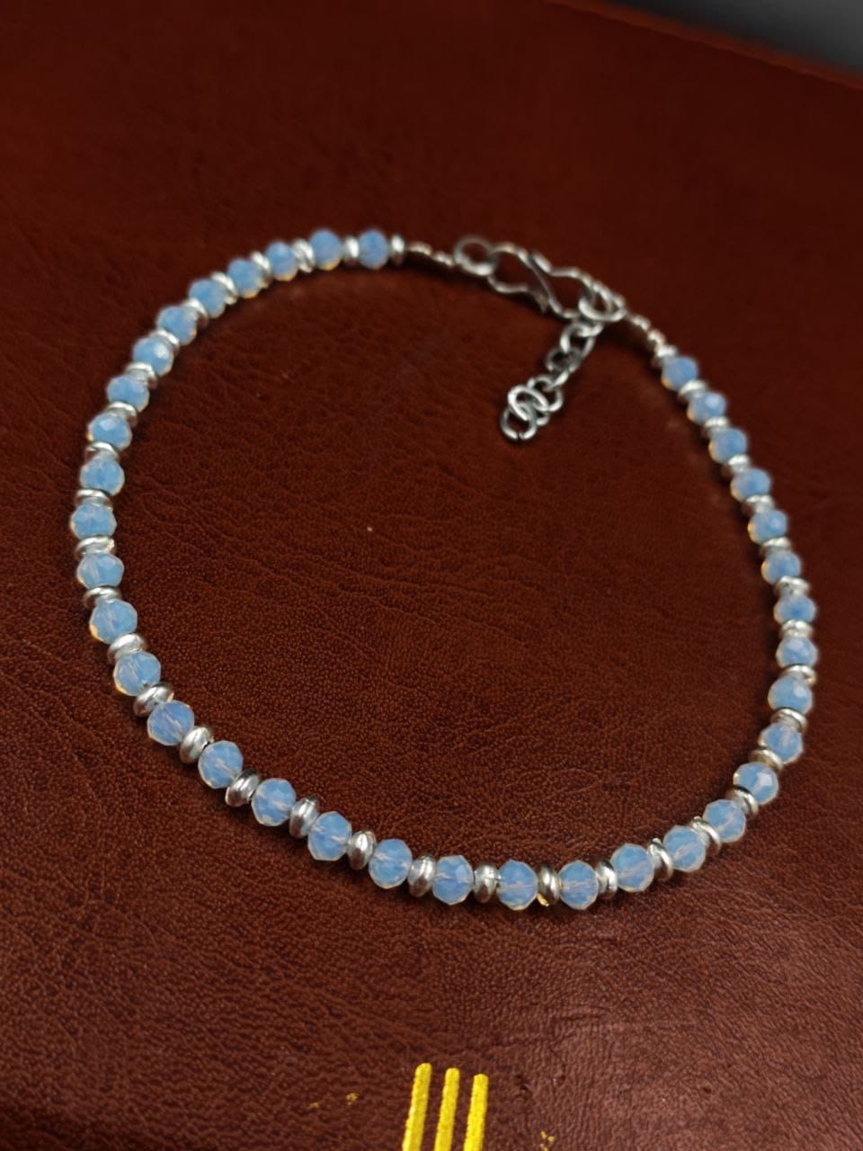 Oxidised Crystal Beads Anklet | Affordable Casual Wear Payal For Girls - Image 5