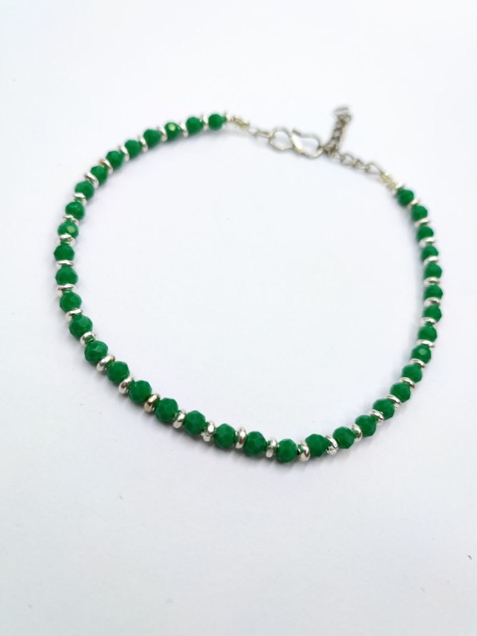 Oxidised Crystal Beads Anklet | Affordable Casual Wear Payal For Girls - Image 2