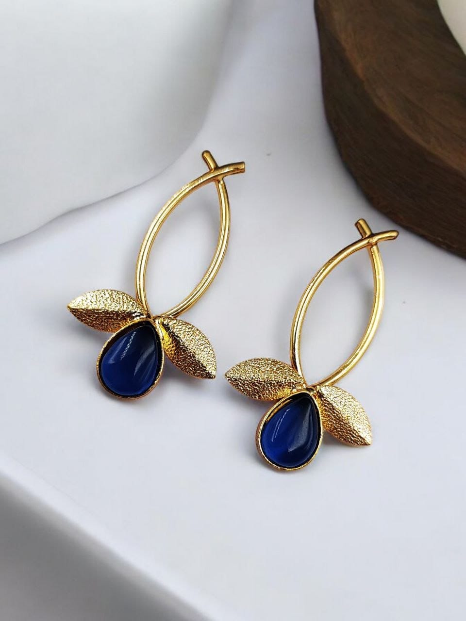 Gold Plated Indian Contemporary Earrings ? Perfect for Any Occasion - Image 8