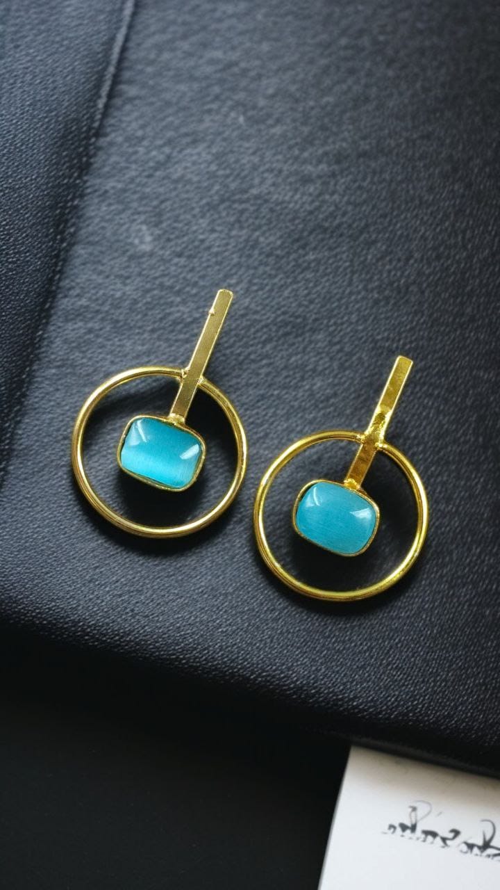Premium Quality Gold Plated Handmade Earrings | Best Contemporary Jewelary For Party Wear - Image 7