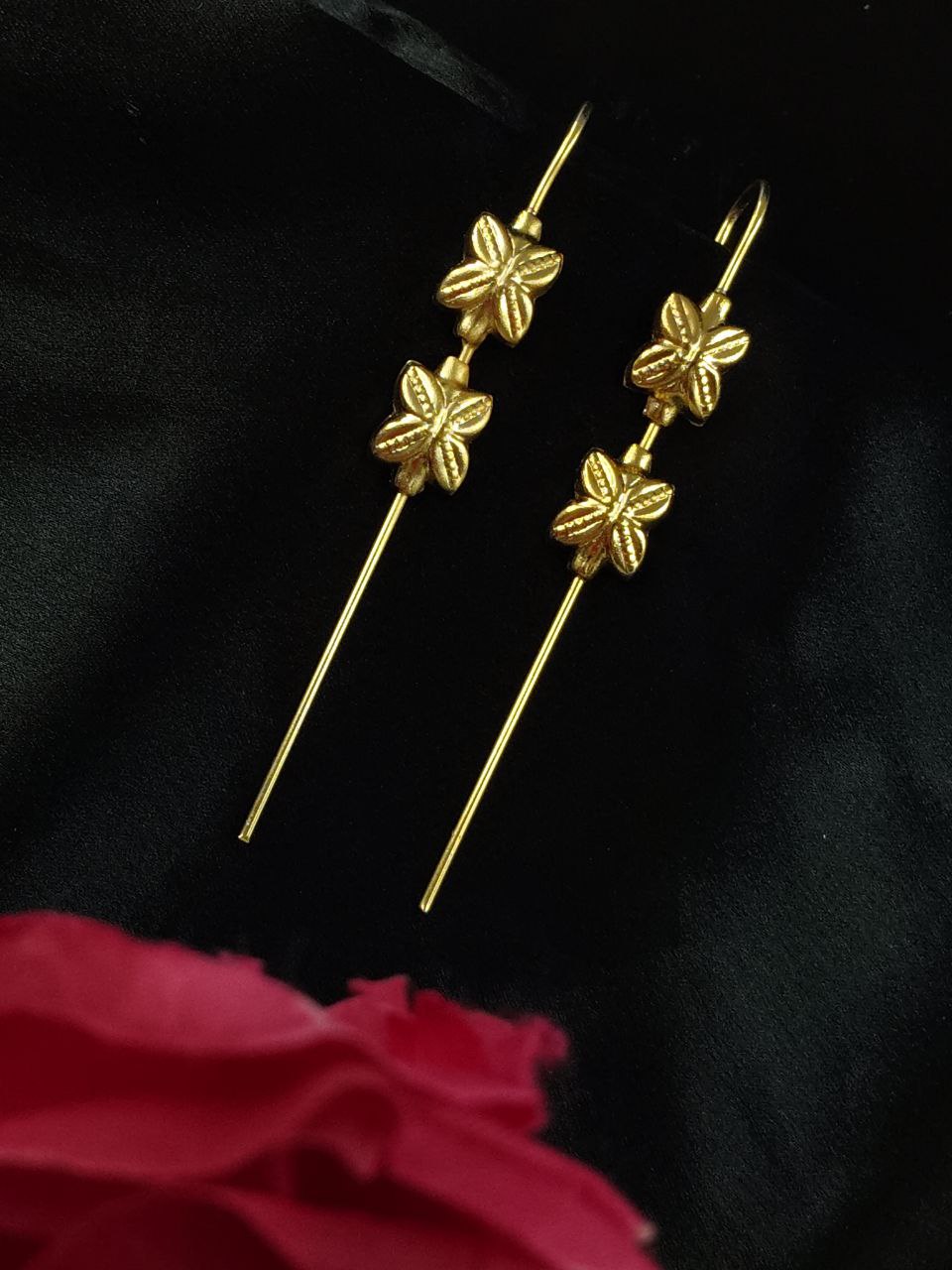 Stylish Gold Plated Flower Earcuff | Perfect Ethnic & Western Look Daily Wear Jewelry