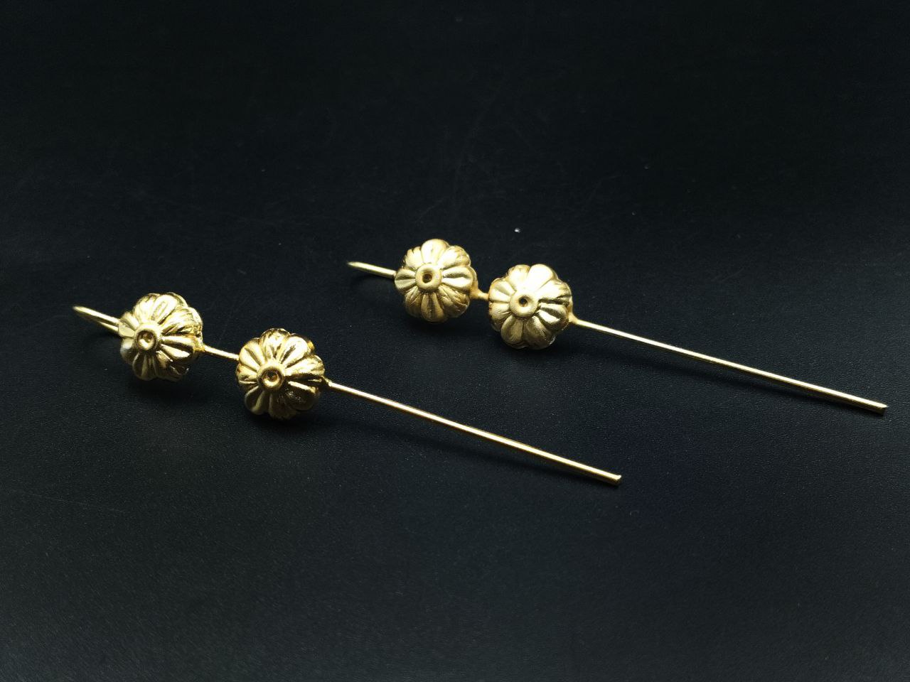 Gold Plated Flower Design Earcuff | Lightweight Daily Wear Best Jewelry for Women - Image 5