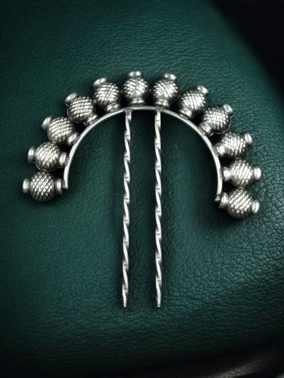 Silver Replica Best Oxidized Juda Pin | Stylish Hair Accessories For Women - Image 4