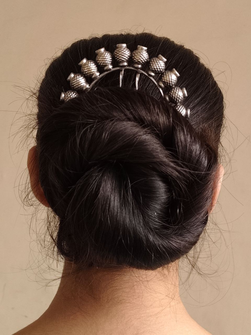 Silver Replica Best Oxidized Juda Pin | Stylish Hair Accessories For Women - Image 3