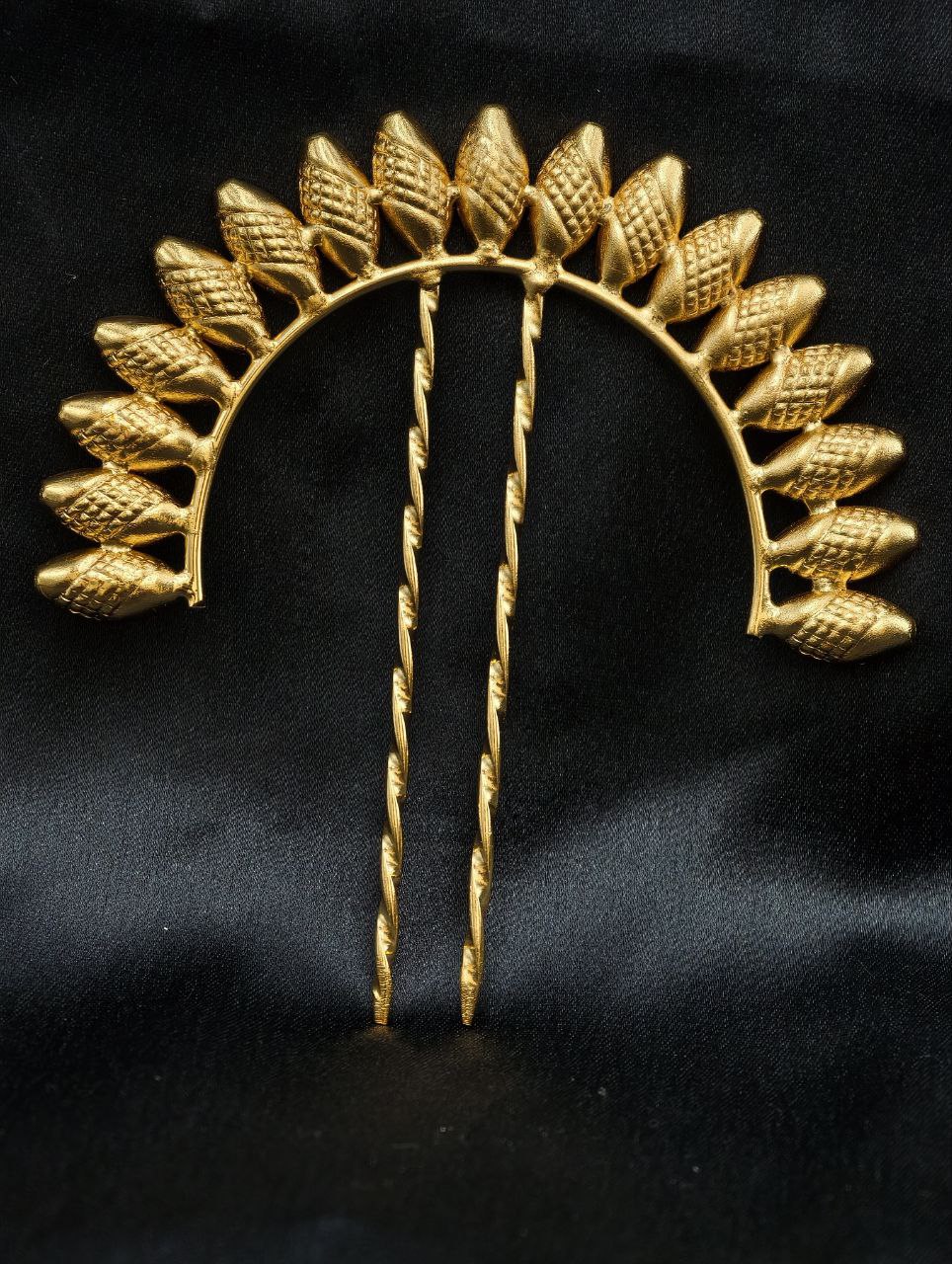 Unique Design Gold Plated Juda Pin | Elegant Hair Accessory for Women - Image 4