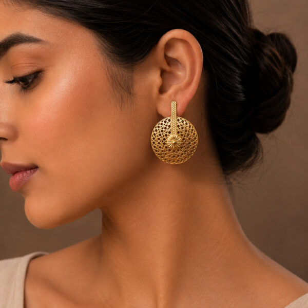 Antique Golden Studs with Royal Traditional Design