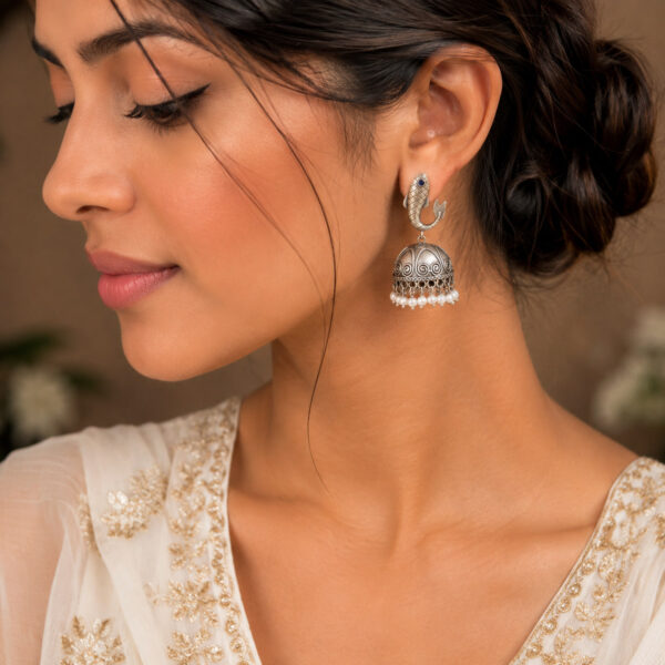 Fish Jhumka Earring Premium Brass Traditional Ethnic Jewelry for Women