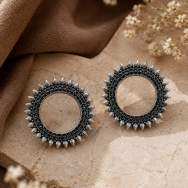 German Silver Chandbali Traditional Ethnic Jewelry