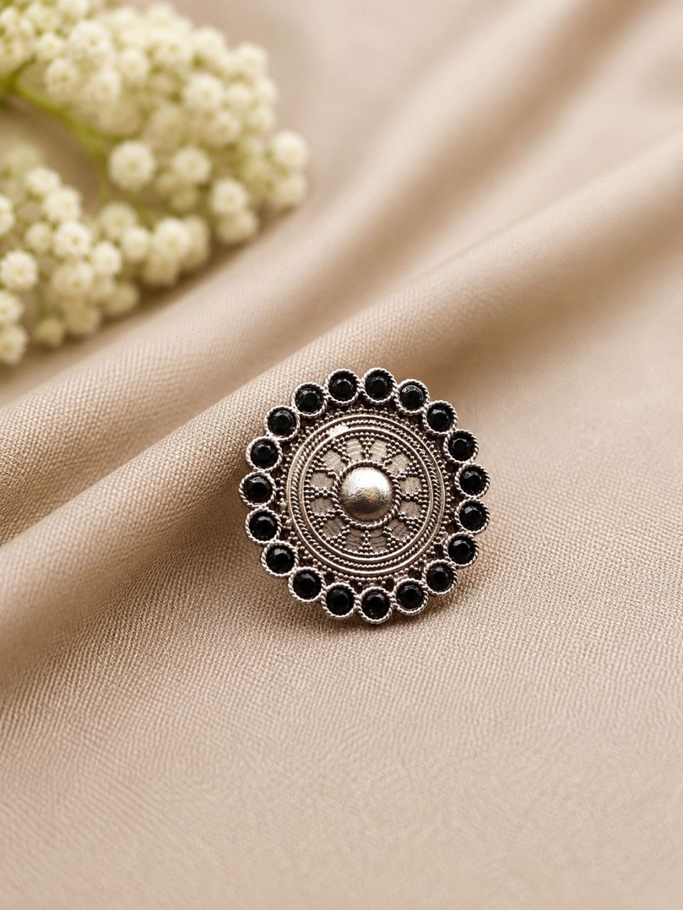Adjustable Ethnic Ring Traditional Design for Party Wear - Image 8