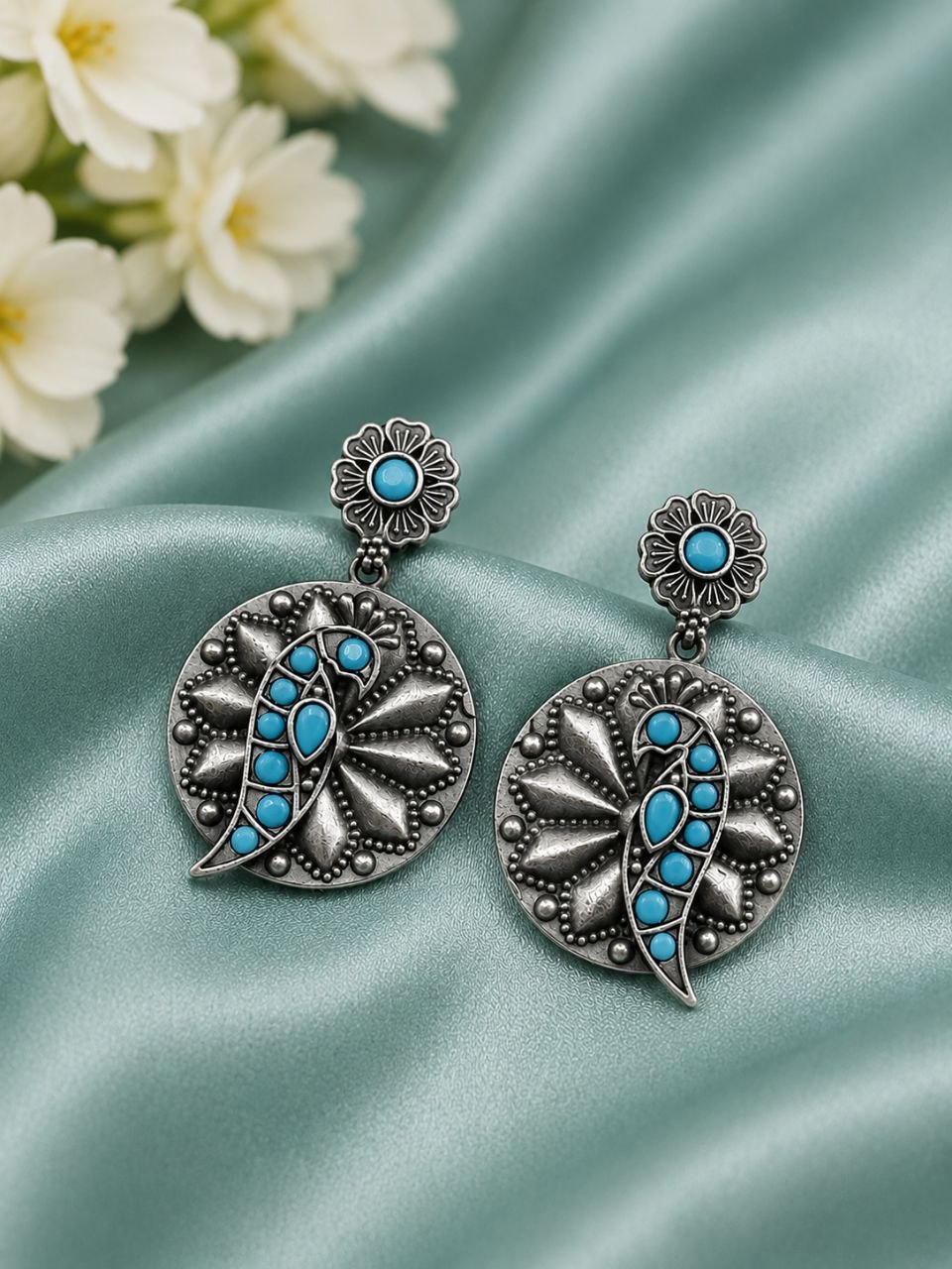 Unique Parrot Earring Traditional Oxidized Earrings for Special Occasion - Image 8