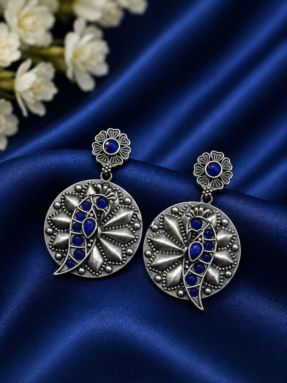 Unique Parrot Earring Traditional Oxidized Earrings for Special Occasion - Image 3