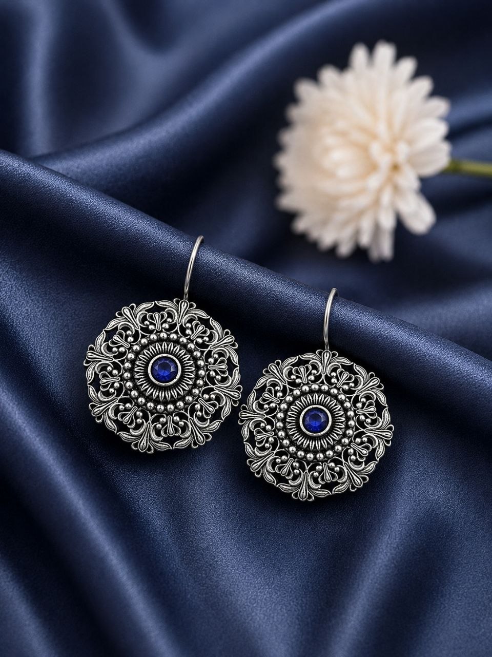 Ethnic Floral Earring ?Stunning Traditional Design for Elegant Festive Styling - Image 8