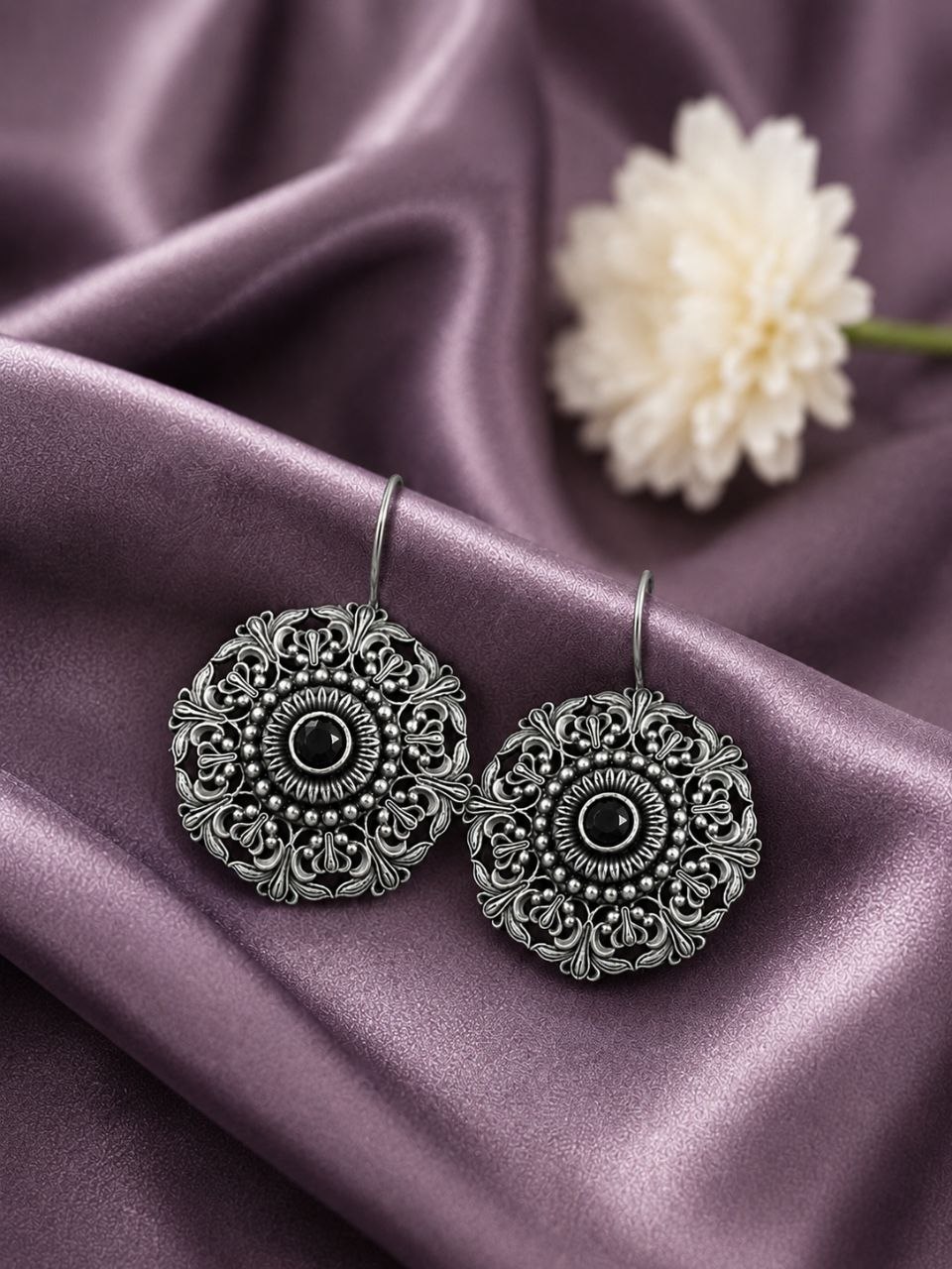 Ethnic Floral Earring ?Stunning Traditional Design for Elegant Festive Styling - Image 6