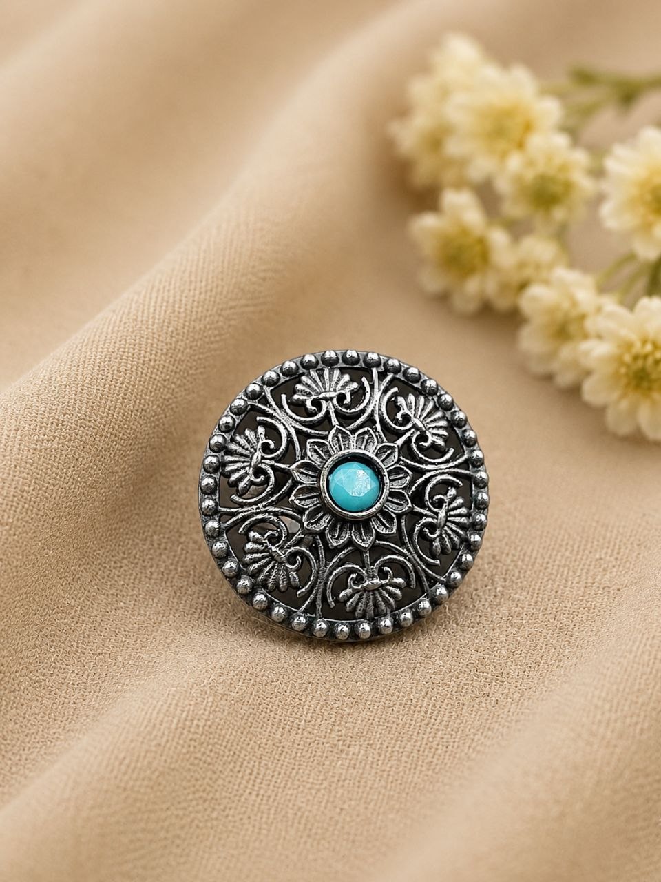 Silver Traditional Ring ?Exquisite Ethnic Design for Graceful Styling - Image 10