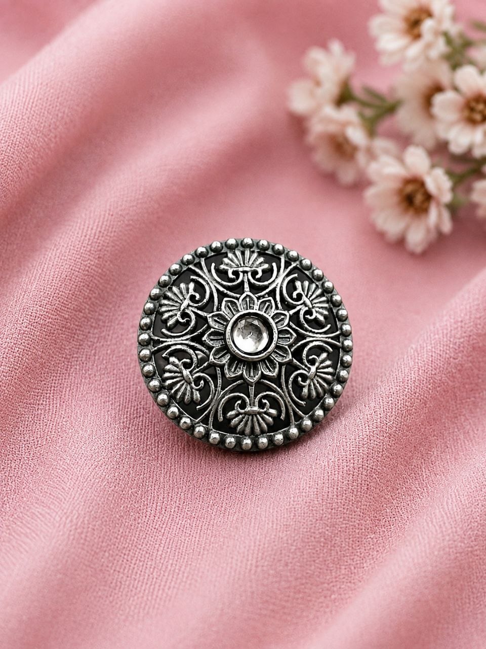 Silver Traditional Ring ?Exquisite Ethnic Design for Graceful Styling - Image 9