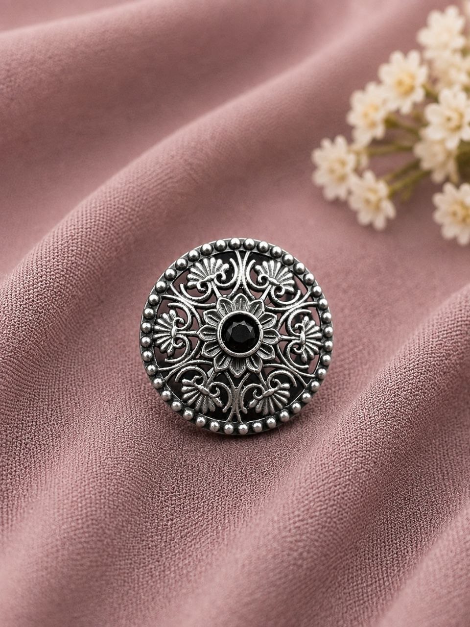 Silver Traditional Ring ?Exquisite Ethnic Design for Graceful Styling - Image 7