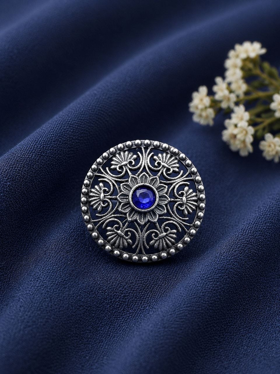 Silver Traditional Ring ?Exquisite Ethnic Design for Graceful Styling - Image 3