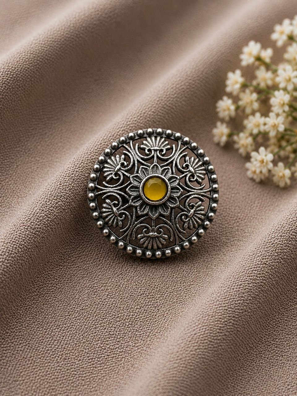 Silver Traditional Ring ?Exquisite Ethnic Design for Graceful Styling - Image 2