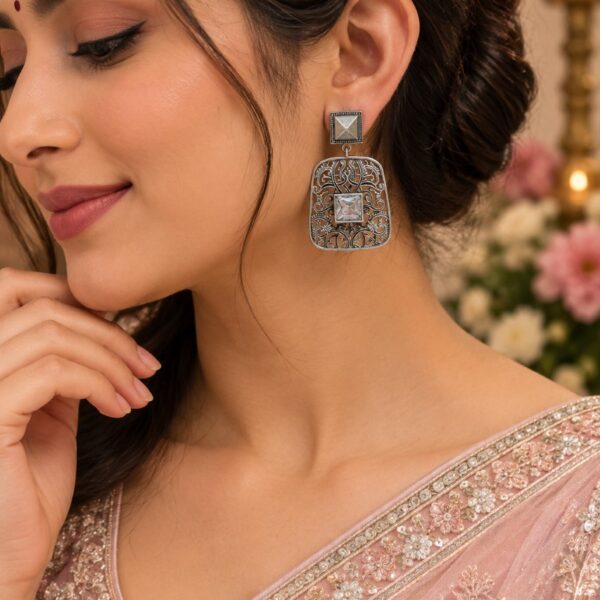 Handmade Oxidized Earrings premium brass traditional ethnic jewelry