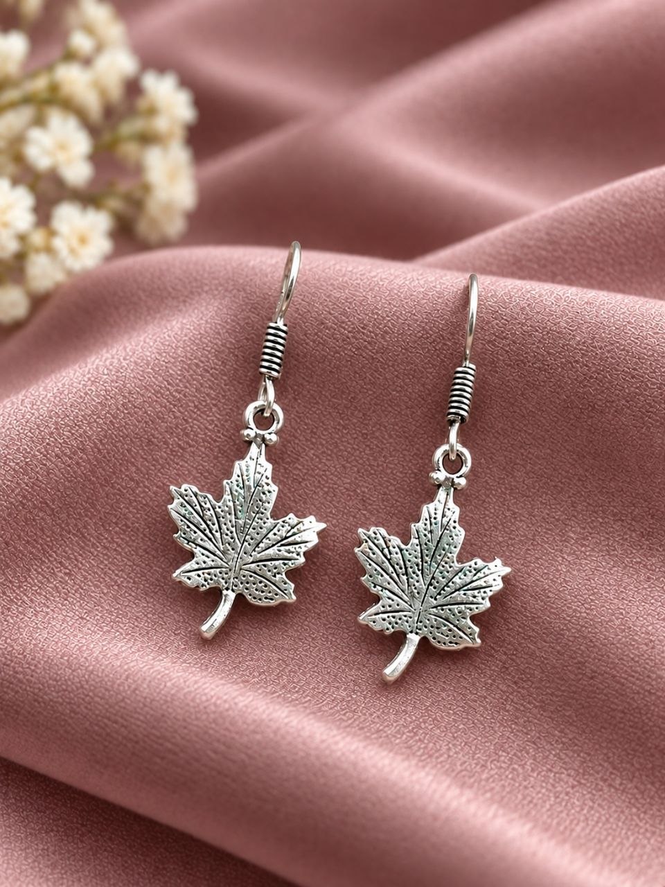 German Silver Tree Hook Earring – Stunning Traditional Design for Elegant Everyday Styling - Image 2