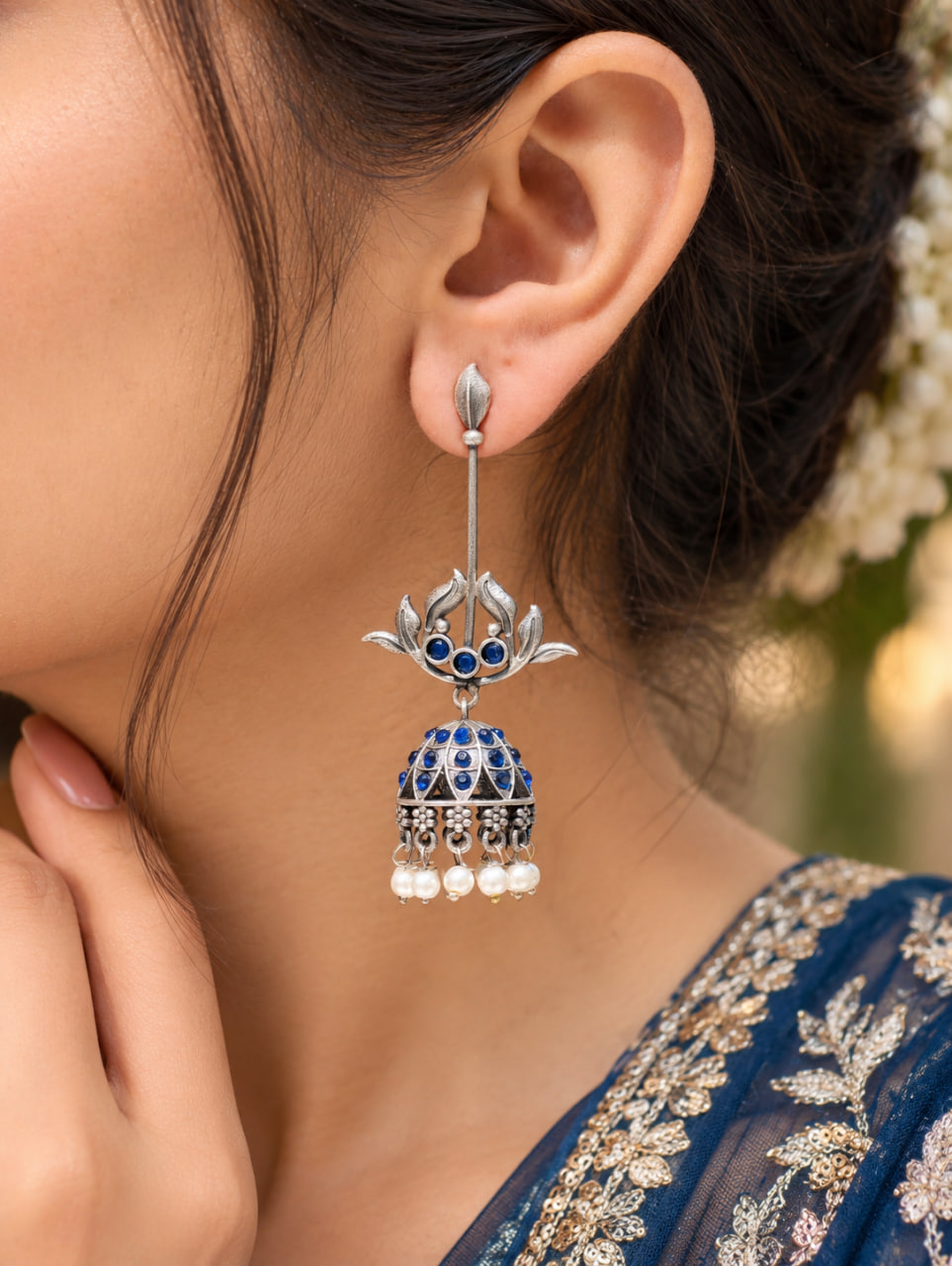 Dangler Leaf Jhumka Earring ? Traditional Design for Everyday Styling
