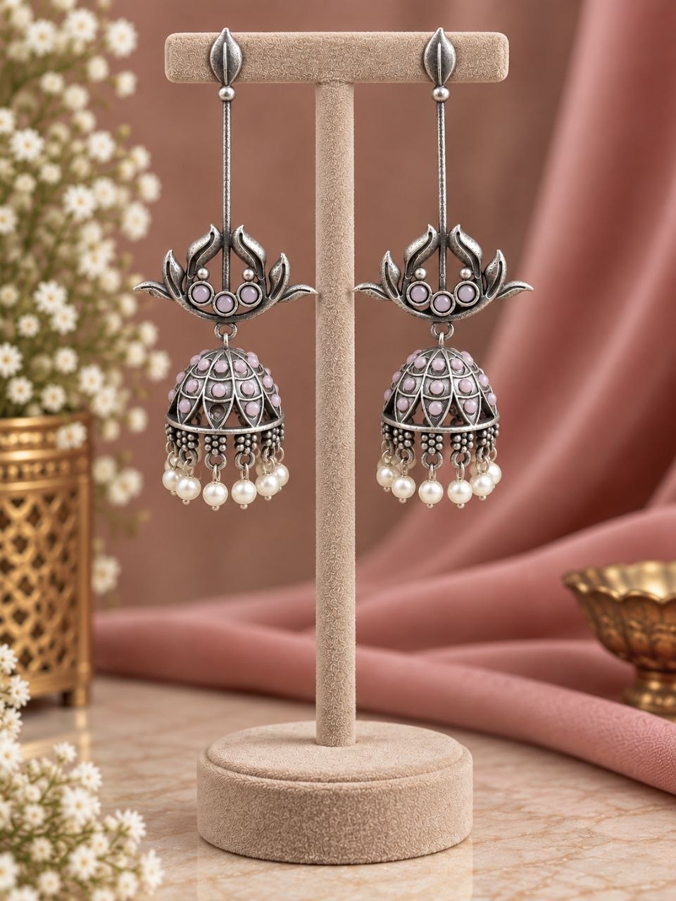 Dangler Leaf Jhumka Earring ? Traditional Design for Everyday Styling - Image 8