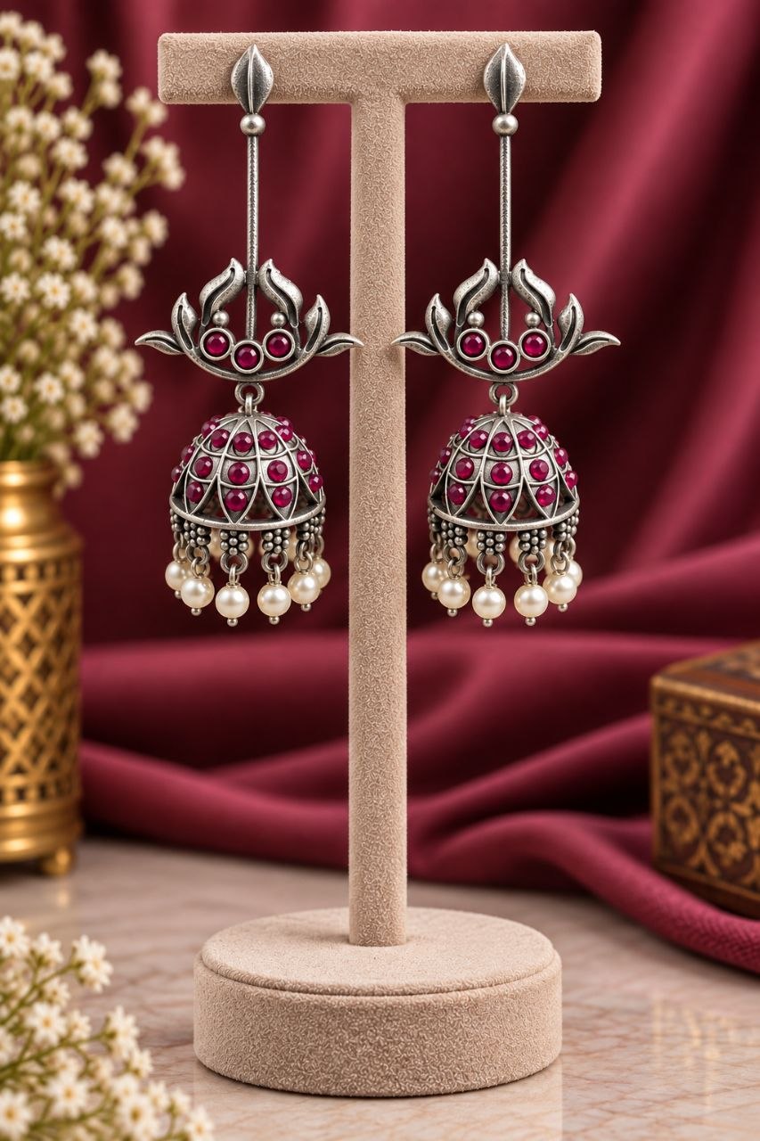 Dangler Leaf Jhumka Earring ? Traditional Design for Everyday Styling - Image 5
