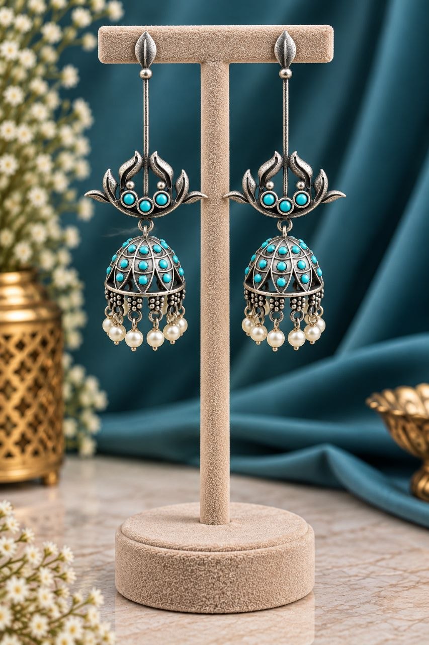 Dangler Leaf Jhumka Earring ? Traditional Design for Everyday Styling - Image 6