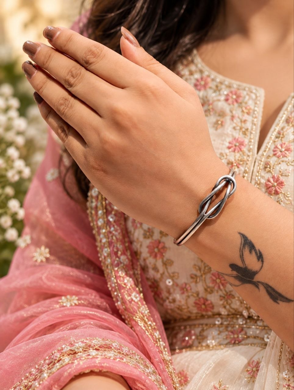Unique Handmade Bangle brass traditional jewelry premium polish elegant women fashion accessory