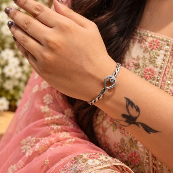 Handmade Openable Bracelet with brass construction, elegant detailing, premium polish and stylish traditional design